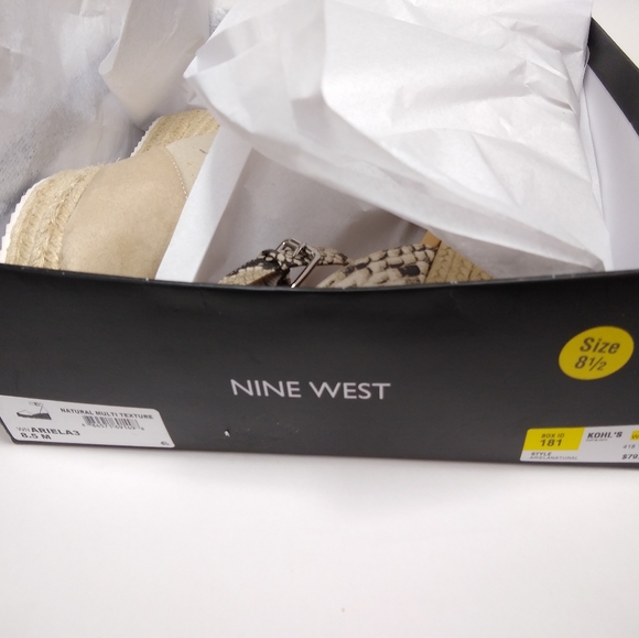 Nine West Ariela Wedge Espadrilles Sandals - Picture 11 of 11